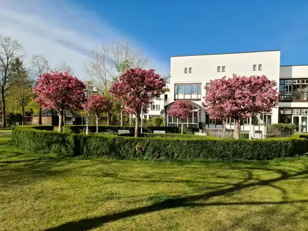Ottobrunn im Frühling Rosengarten