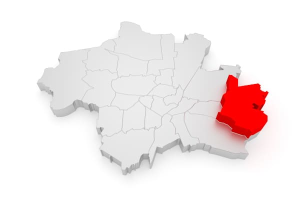 3D Grafik von Trudering-Riem